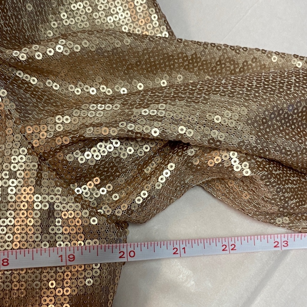 Forever Unique Shimmering Rose Gold Blazer Size M/L - Picture 8 of 9